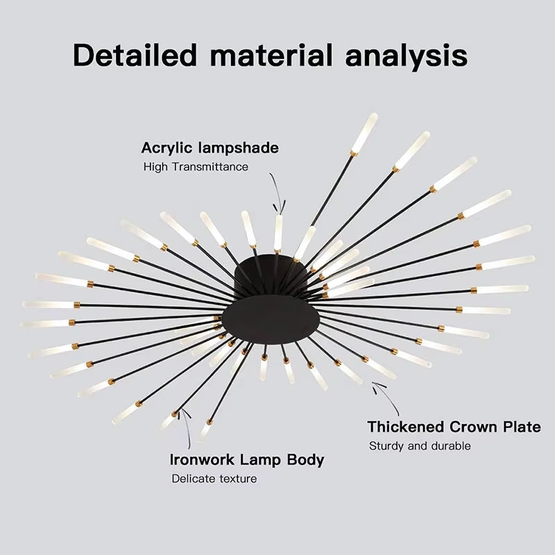 Modern LED Ceiling Lamp Living Room Dining Bedroom Ceiling Chandelier Lights Nordic Design Home Decor Indoor Lighting